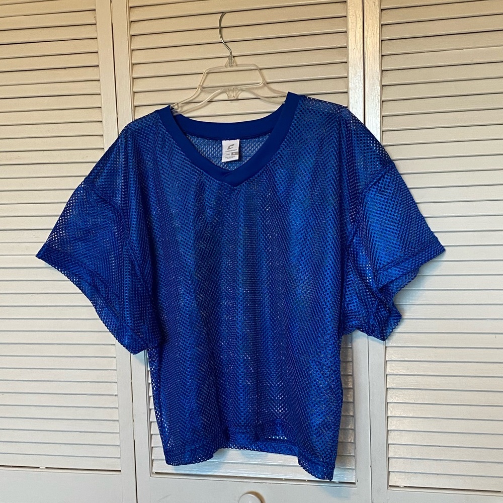 Champro Football Pads Over Shirt